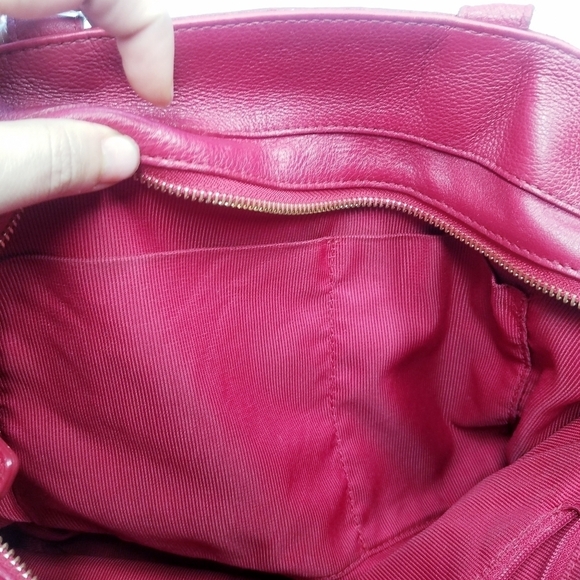 Furla | Red Leather Medium Sized Bag - Picture 2 of 13